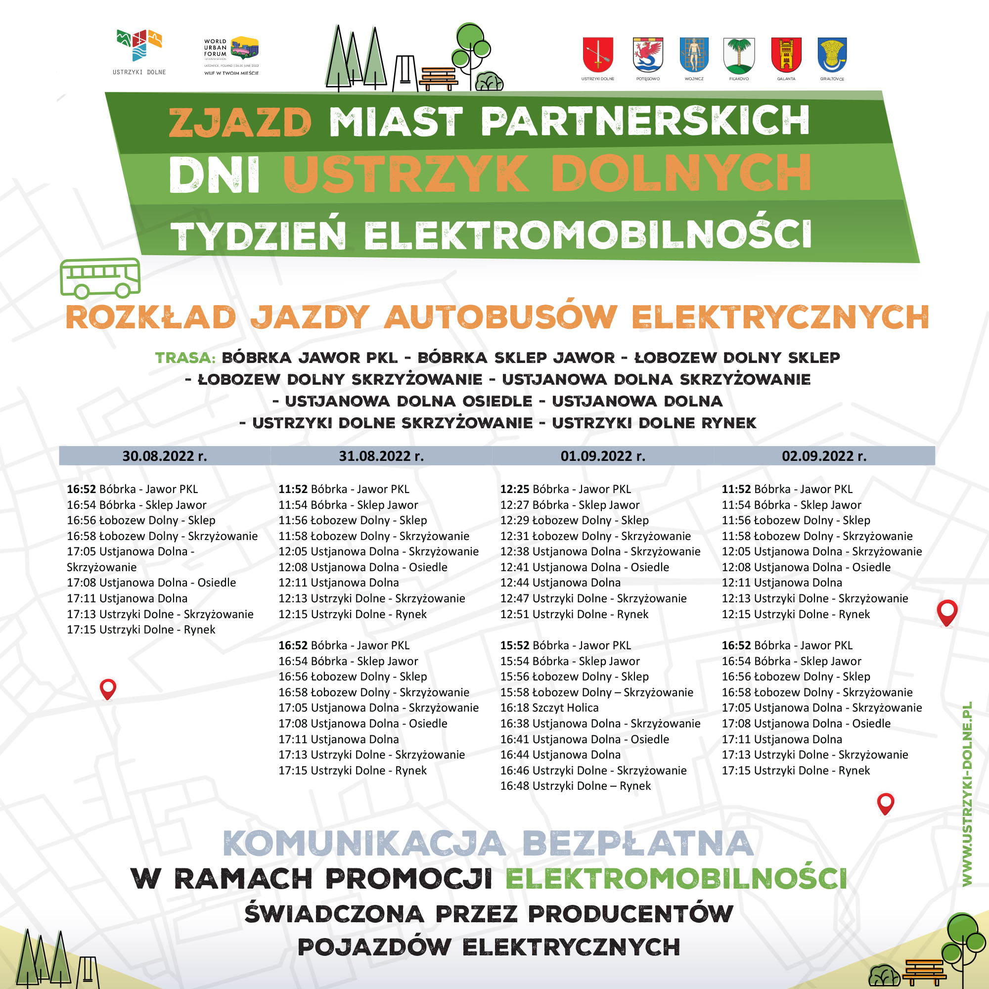 rozkład jazdy autobusów elektromobilnych 